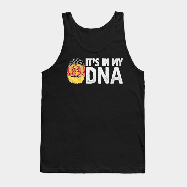 GDR DNA east germany new federal states east osi Tank Top by OfCA Design